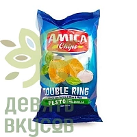 Снеки  кукурузно-рисовые со вкусом соуса песто и моцареллы