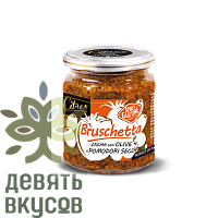 Брускетта из вяленых томатов с оливками