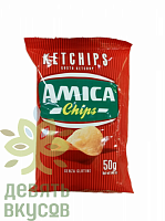 Чипсы картофельные со вкусом кетчупа KETCHIPS